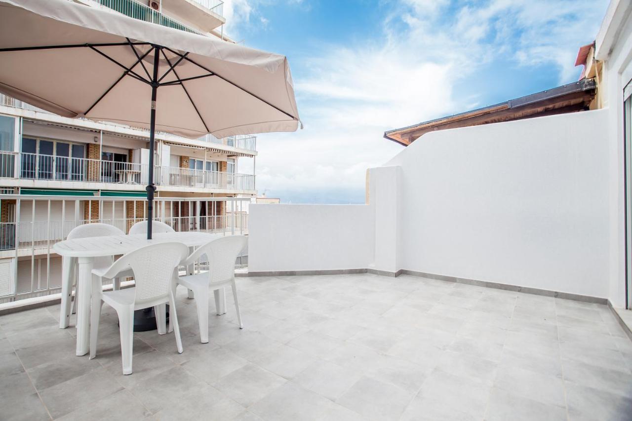 Ferienwohnung Atico Con Espectacular Terraza Y Vistas Al Mar Perelló Exterior foto