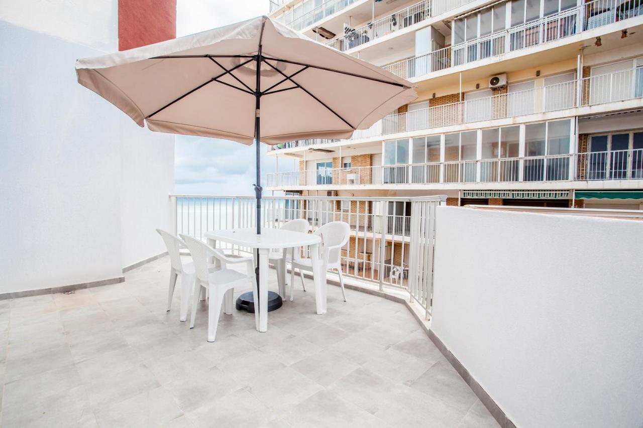 Ferienwohnung Atico Con Espectacular Terraza Y Vistas Al Mar Perelló Exterior foto
